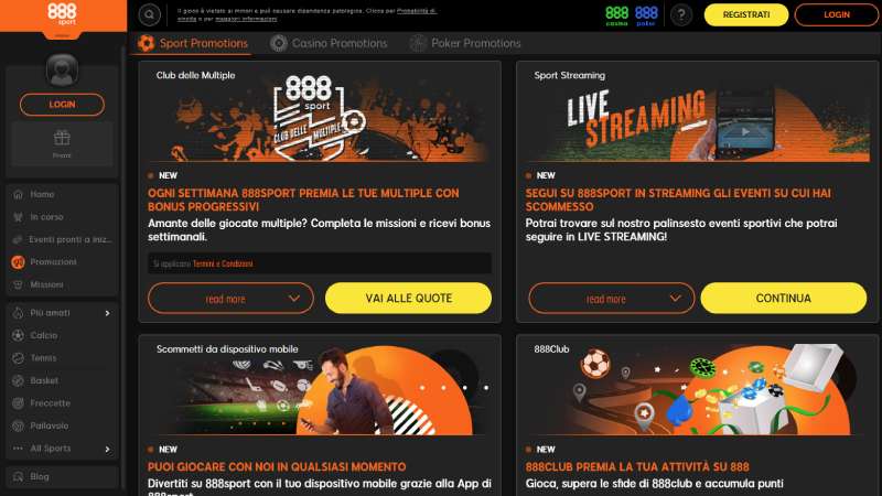 888Sport scommesse