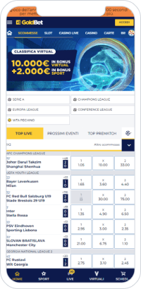GoldBet Scommesse App